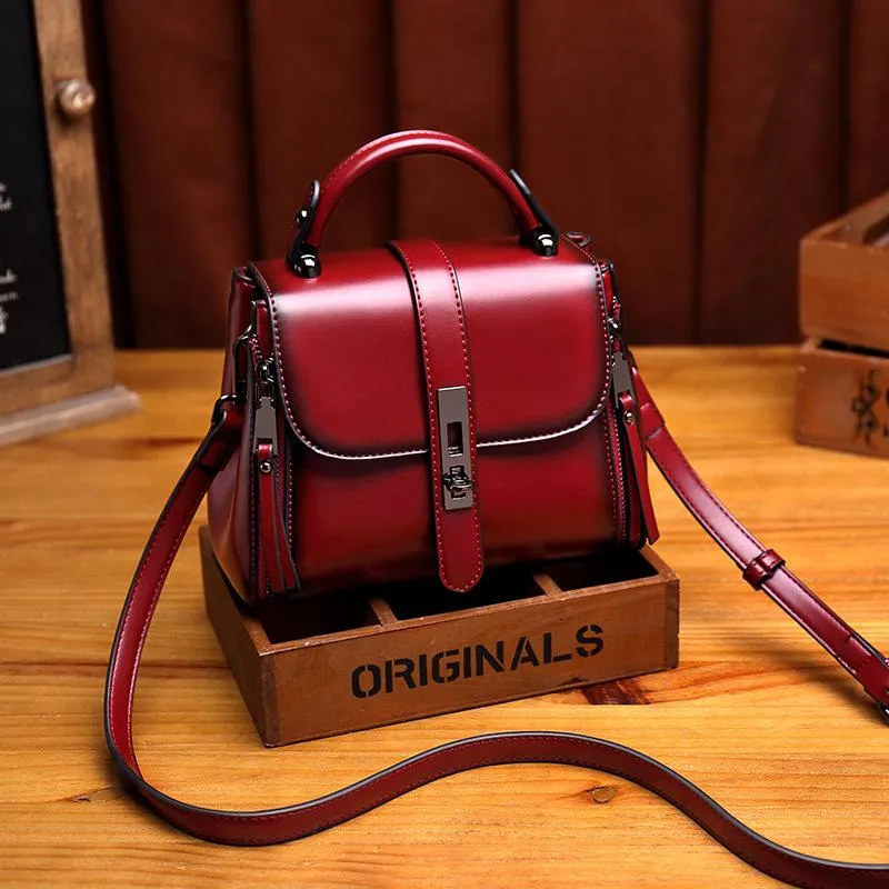Women's vintage leather Fashion shoulder bag