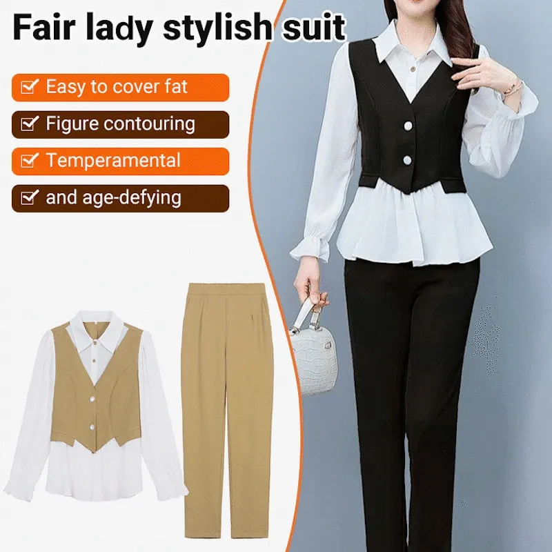 New Solid Color Women's Fashion Suits